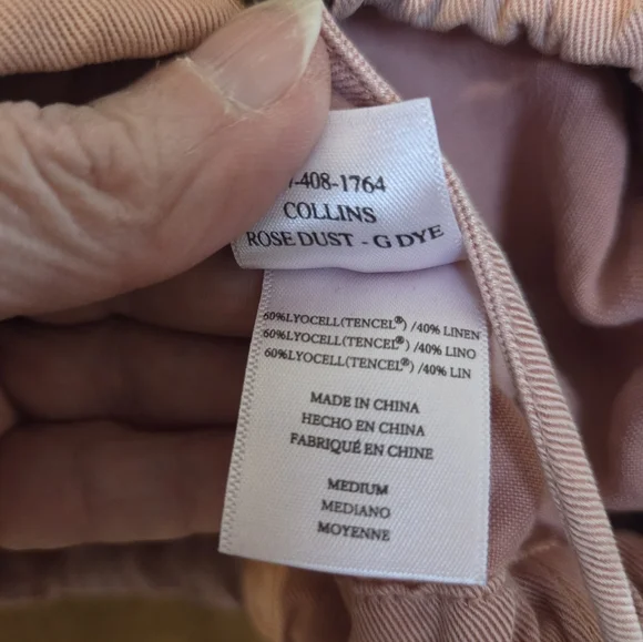 Rails Moto Style Lightweight Dusty Pink Jacket Spring Indie Size Medium - Picture 4 of 4